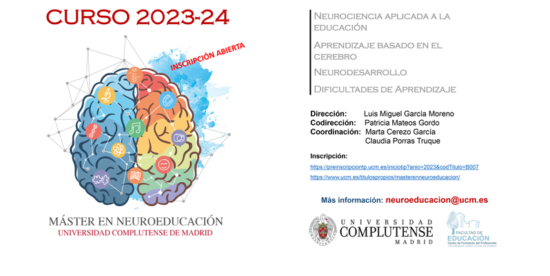 Máster en Neuroeducación Curso 2023-24